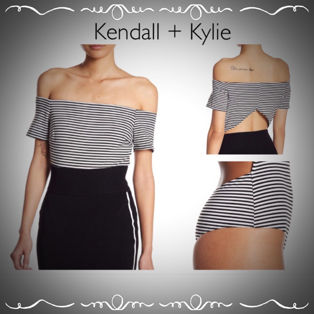 KENDALL + KYLIE | Off Shoulder Bodysuit NEW - Picture 3 of 3